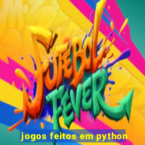 jogos feitos em python